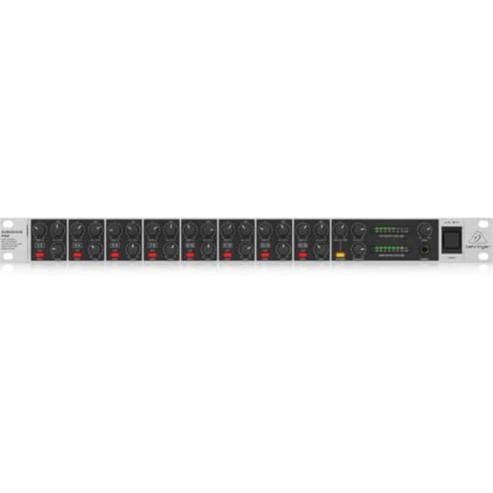 Behringer Analog Line Mixer 1U Size 16 Mono/8 Stereo High Quality Mic Preamp RX1602 V2
