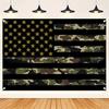 Camouflage Birthday Background Cloth Boy Military Camouflage Camping Military Training Party Decorative Banner Background