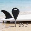 52.3Mm Surfboard Finning Adjustment Key with 6 Finning Screws, Handy Tool for Installing, Removing and Tightening Surfboard Finning During Board Care