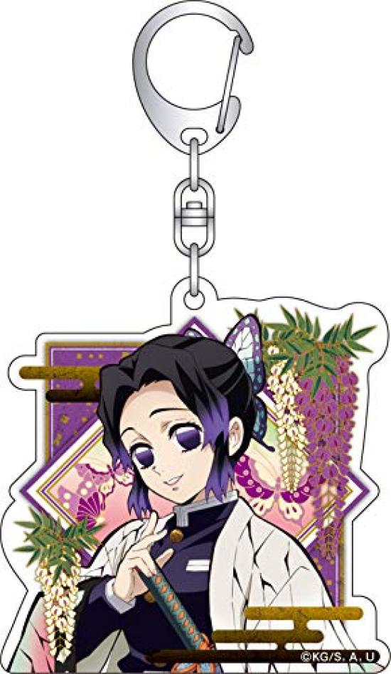 Demon Kimetsu No Yaiba Shinobu Kocho Acrylic Keychain Slayer