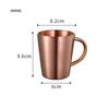 Stainless Steel Thermal Cup Mug for Office Tea Leak-Proof with Lid Coffee Beer Travel Camping Home Tumbler Drinkware 300/420ml