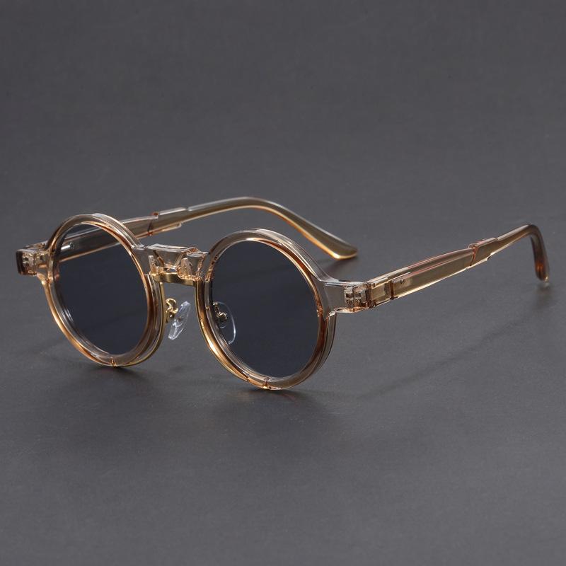 New Fashion Retro Round Sunglasses For Women And Men  High Quality Trendy Products Popular Outdoor Driving Sunglasses