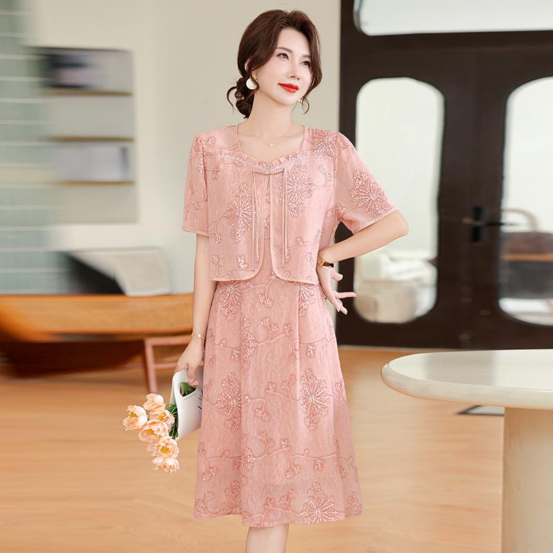 Summer 2026 High-End Two-Piece Dress for Women: Elegant, Mid-Aged Style