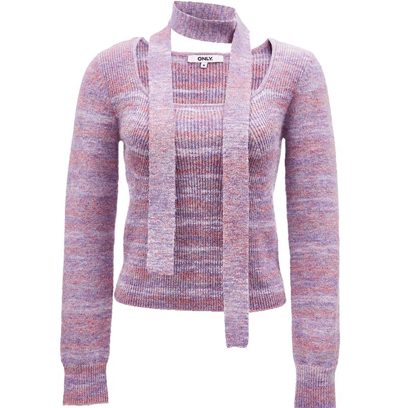 

ТОЛЬКО Женский облегающий полосатый вязаный свитер M