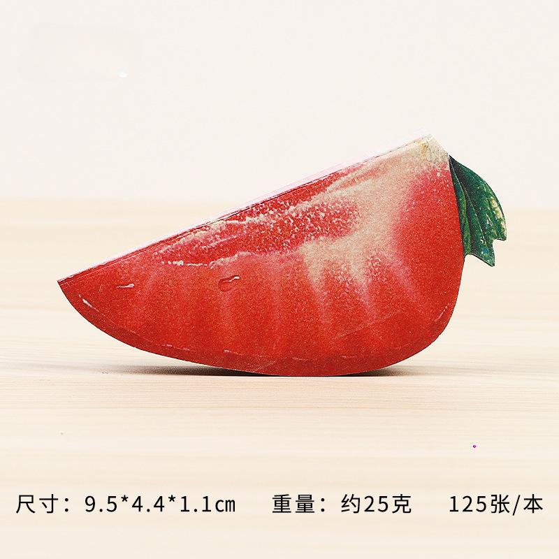 125 Page Fruit Shape Sticky Note Student Note Pads Sticker Planner Sticker Notepad Memo Pad School Office Supplies Apple Orange