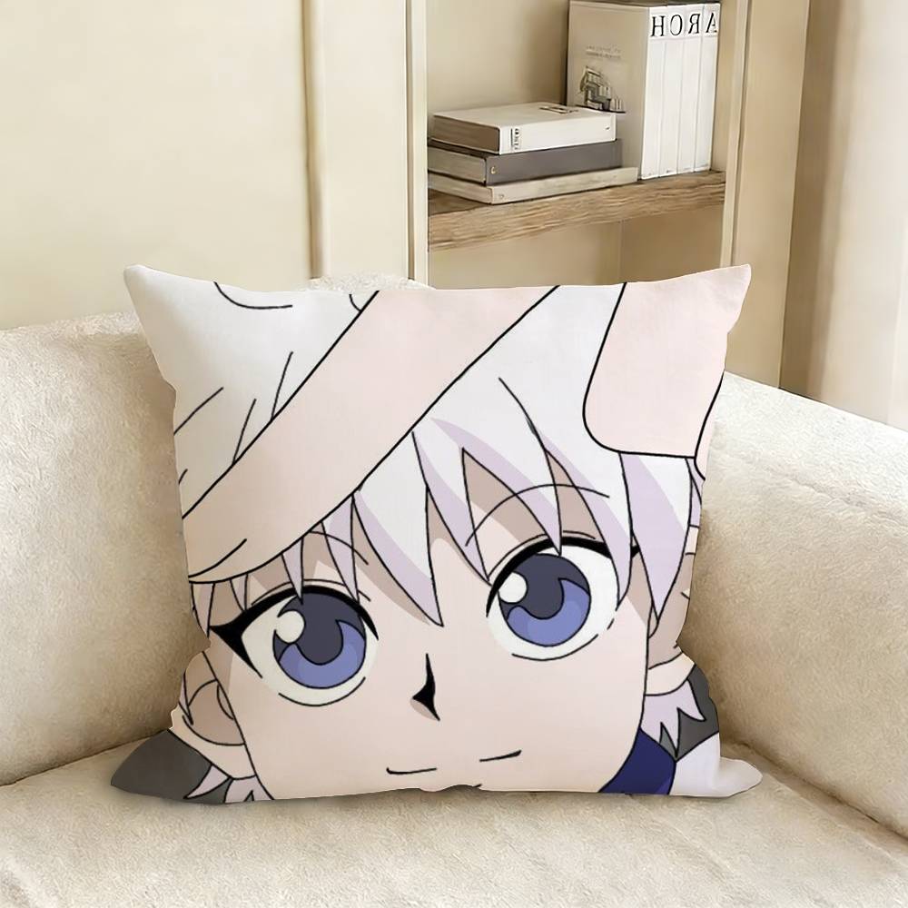 KKillua Zoldyck HHunter X Hunter Various Sizes Square Pillow Case For Car Home Bedchamber Decor 30X30cm