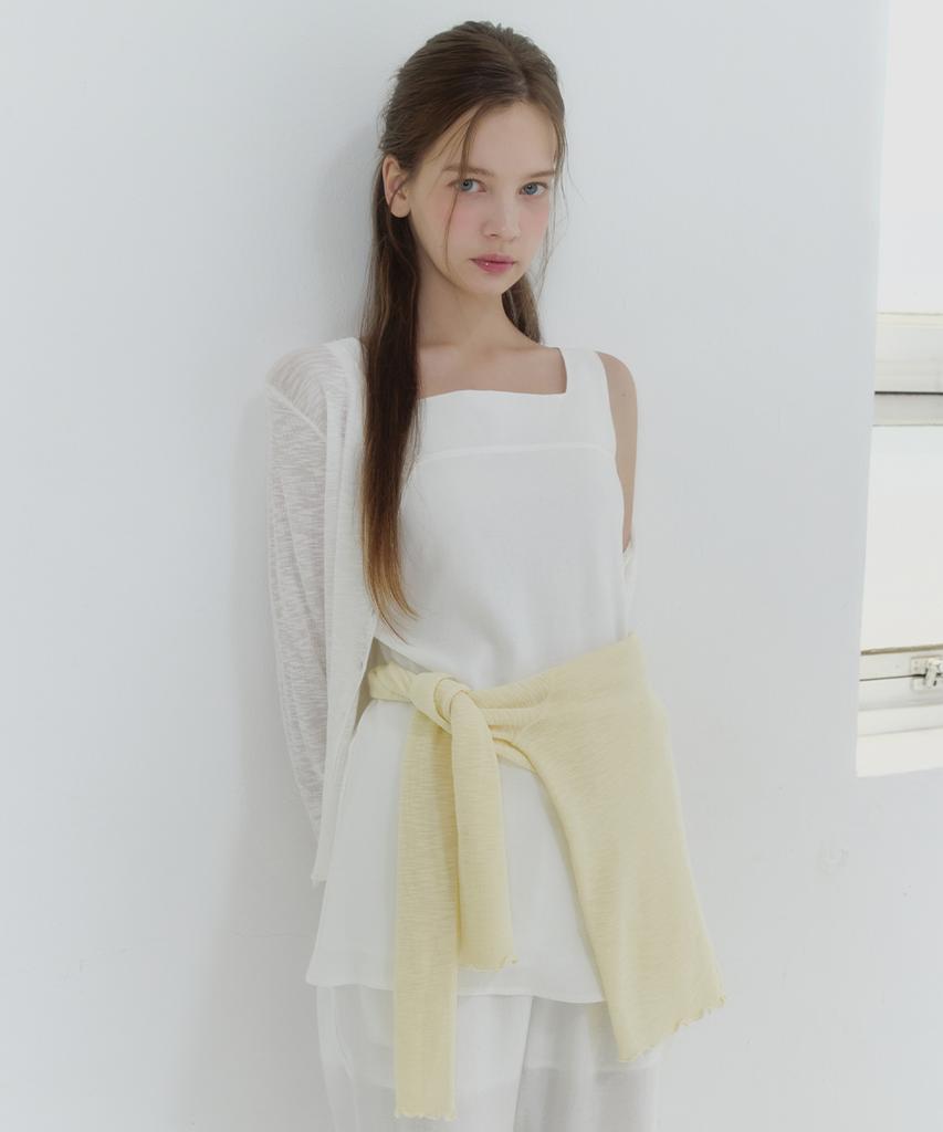 Micene Nerive Linen Bustier + Pants Set