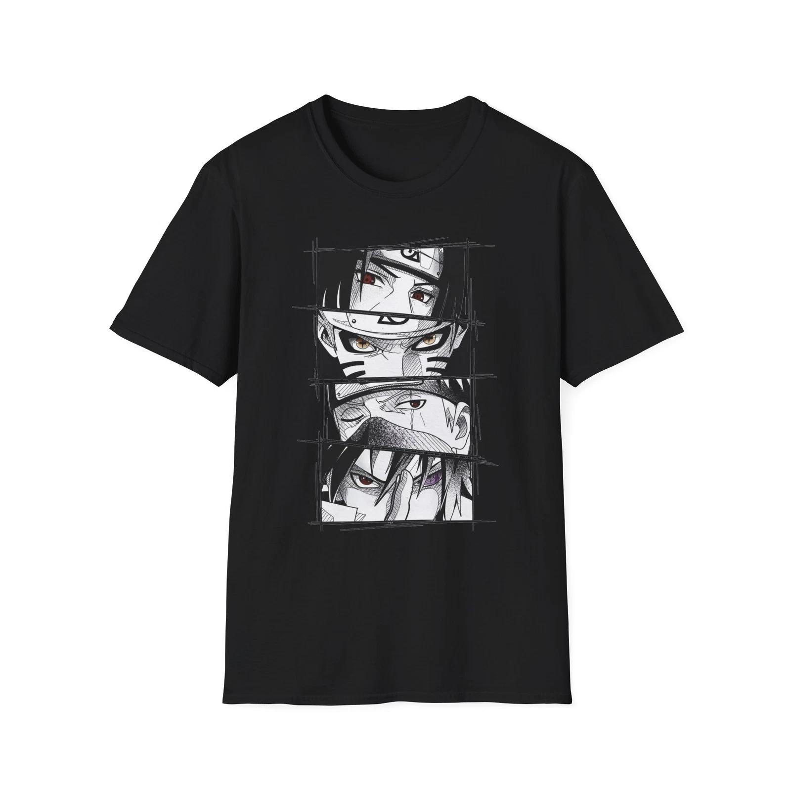 Unisex JL Anime T-Shirt Softstyle - Naruto Anime Manga Lover 130