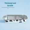 High-Temperature Resistant Food-Grade Rectangular Aluminum Foil Baking Box with Lid