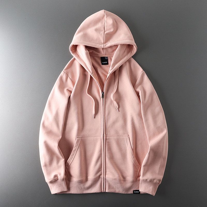 Cardigan Hoodie Men's Zip-up Terry Hood Sports Outerwear Foreign Trade Export Original Overplus Order Cut the Tag Off Men's Clothing Men's Jacket