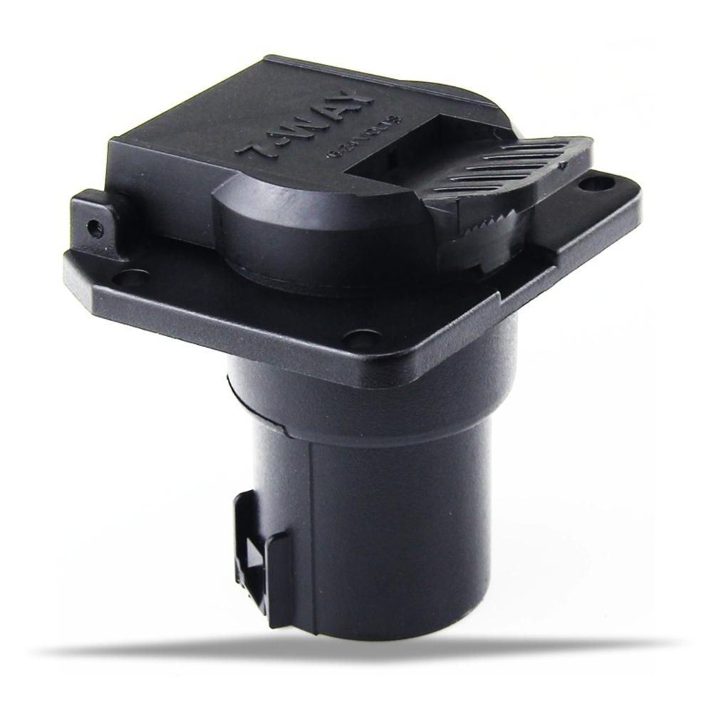 7 Pin Trailer Socket Adapter 6-24V 7-way RV Motorhome Power Plug Socket Connector Accessory For Trailer Tractor Ships within 24hours