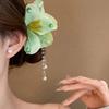 Tassel Butterfly Orchid Hairpin Rose Flower Hanfu Hair Accessories Flower Hair Clip  Party