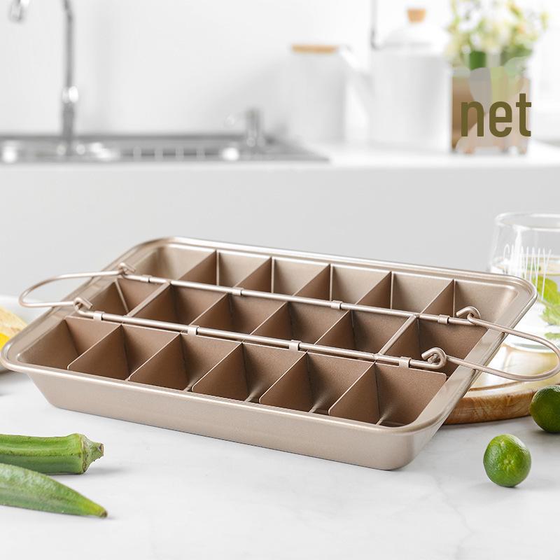 Non-Stick Brownie and Cake Mold with Solid Bottom