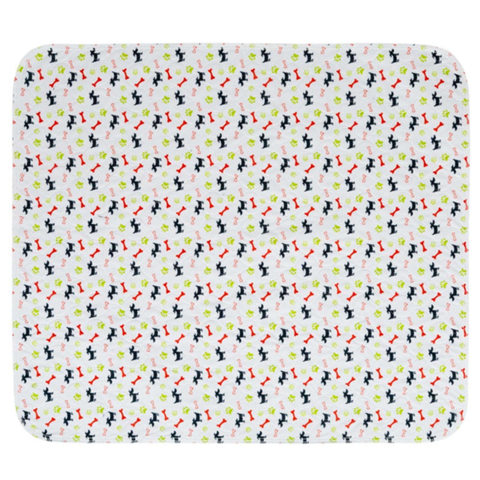 

Reusable PVC Outdoor Portable Pet Sleeping Mat Absorbent Leakproof Pet Puppy Pad for Playpen Crate Whelping Box Potty Training 40 60 белый