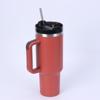 Large Capacity Insulated Stainless Steel Car Cup with Handle and Straw - Double Layer for Cold Retention (Ice Buster)