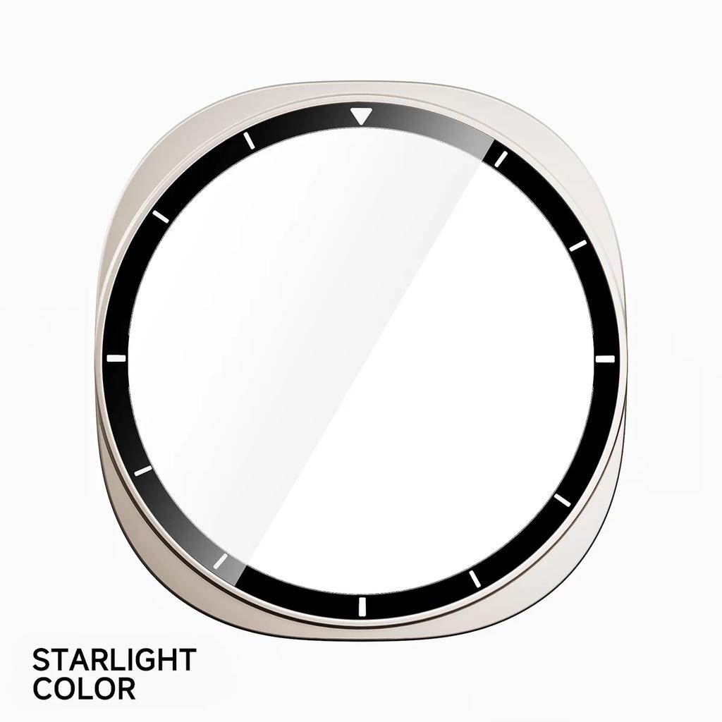 Tempered Glass+ PC Cover for Samsung Galaxy Watch 8 44mm All Coverage Protective Bumper Case for Galaxy Watch 8 40mm Accessories