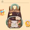 Cute Cartoon Backpack for Boys Girls Lightweight Preschool Kindergarten School Bag Small Kids Daypack for Travel Kawaii Backpack