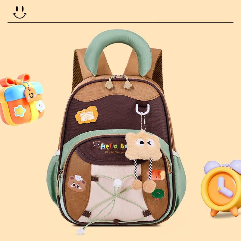 Cute Cartoon Backpack for Boys Girls Lightweight Preschool Kindergarten School Bag Small Kids Daypack for Travel Kawaii Backpack