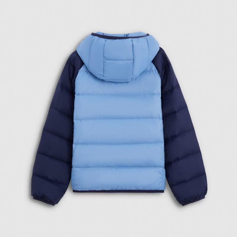Gap Boys' Colorblock Lightweight Hooded Down Jacket