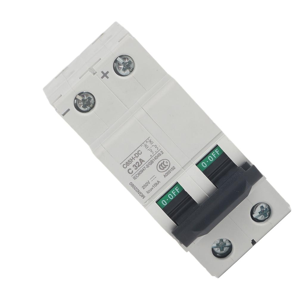 Elektrikli Minyatür C65HDC Devre Kesici 2P 250V Hava Şalteri (32A)