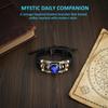 Luminous Leather Bracelet Multi Layer Zodiac Constellation Beads Fashion Jewelry for Girls Party Gift
