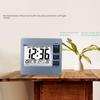 Modern Silent Alarm Clock with LCD Display for All Ages