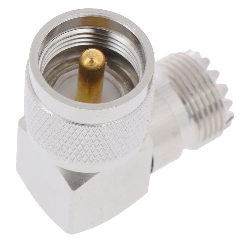 Adattatore Coassiale UHF A 90 Gradi | PL259 Maschio A SO239 Femmina | 2 Pezzi | Per Antenne E Radio - Foto 5