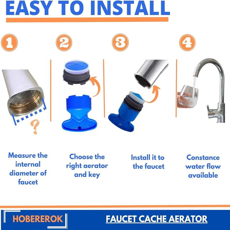 Faucet Aerators Water Saving Faucet Tap Nozzle M24 M21 M18 M16 Thread Replaceable Faucet Thread Adapter Bathroom Parts