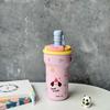 Stainless Steel Vacuum Cup 600ml Water Mug Cute Insulated Cup