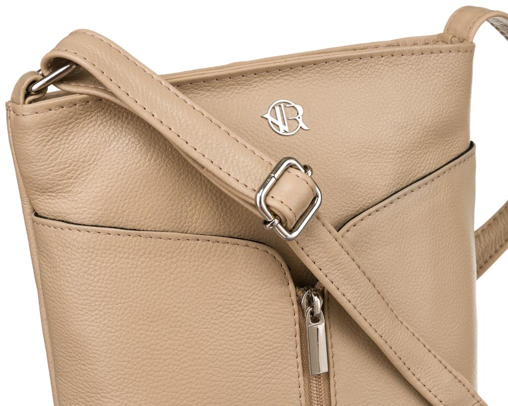 Leather Handbag R-TSL-01-CPDM-8941 Beige