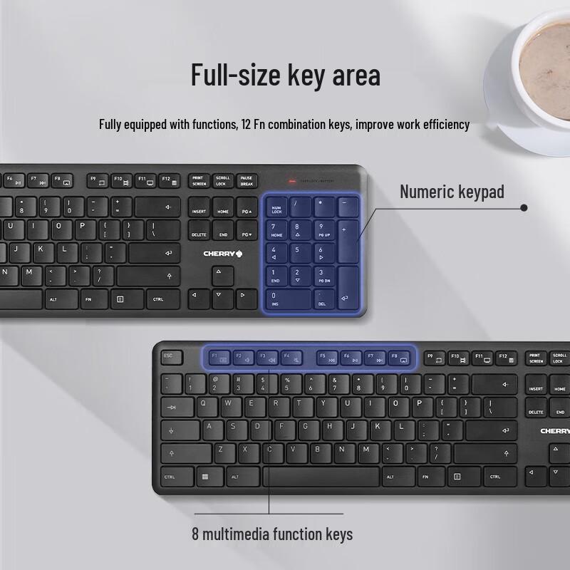 

CHERRY DW2300 Wireless Keyboard and Mouse Set