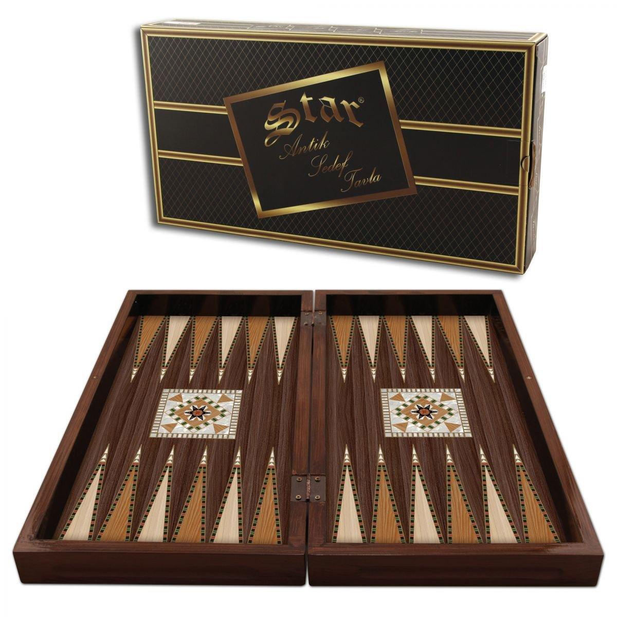 

1021552 Старинный набор для игры в нарды Hatem Star