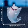 Miniature Ghost Figurines Luminous Resin Figures Small Ghost Garden Decor Holiday Atmosphere Props For Bedroom Living Room