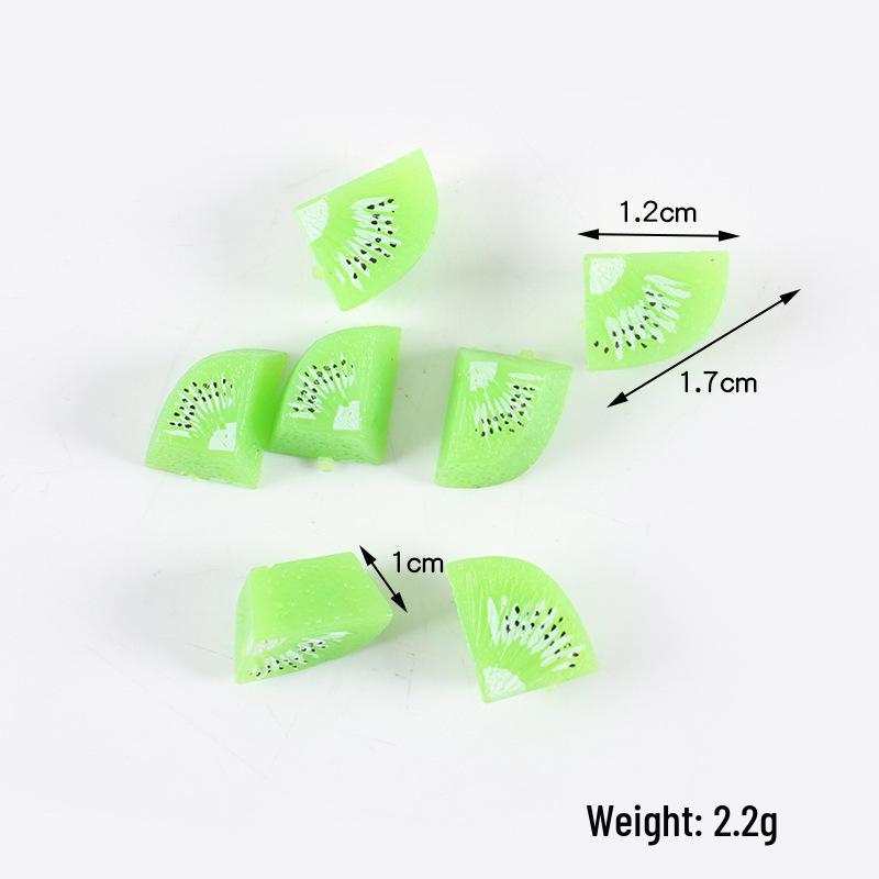 Mini Fruit Salad DIY Edible Toy: Mango, Pitaya, Kiwi Slices Simulation Cubes.