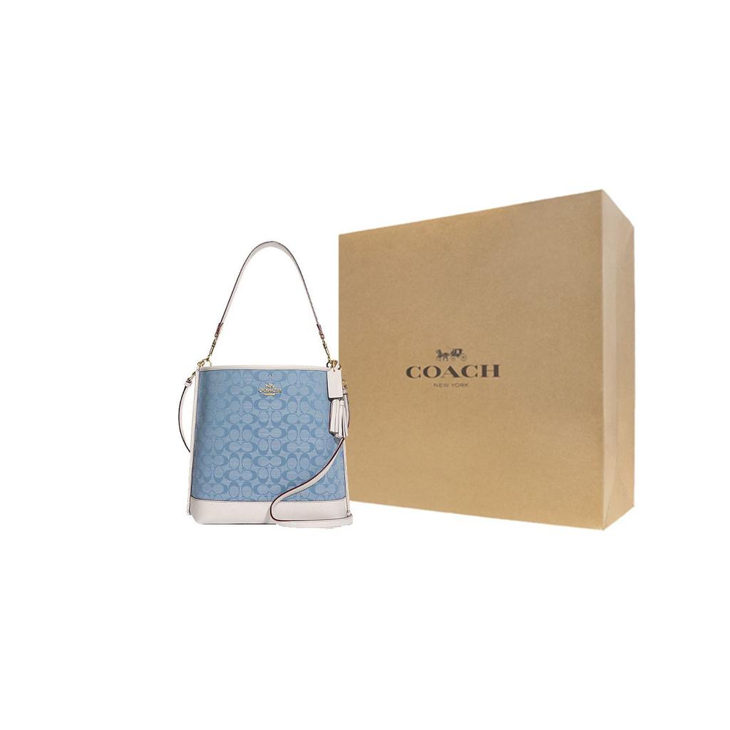 Coach Mollie Bucket Bag Women handbags Blue CA562-IMUDY
