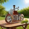 Motorcycle Whisky Decanter Glass Motorcycle Design Wine Bottle Decorative Whiskey Bottle for Motorcycle Lovers Bar Desk Kitchen Use