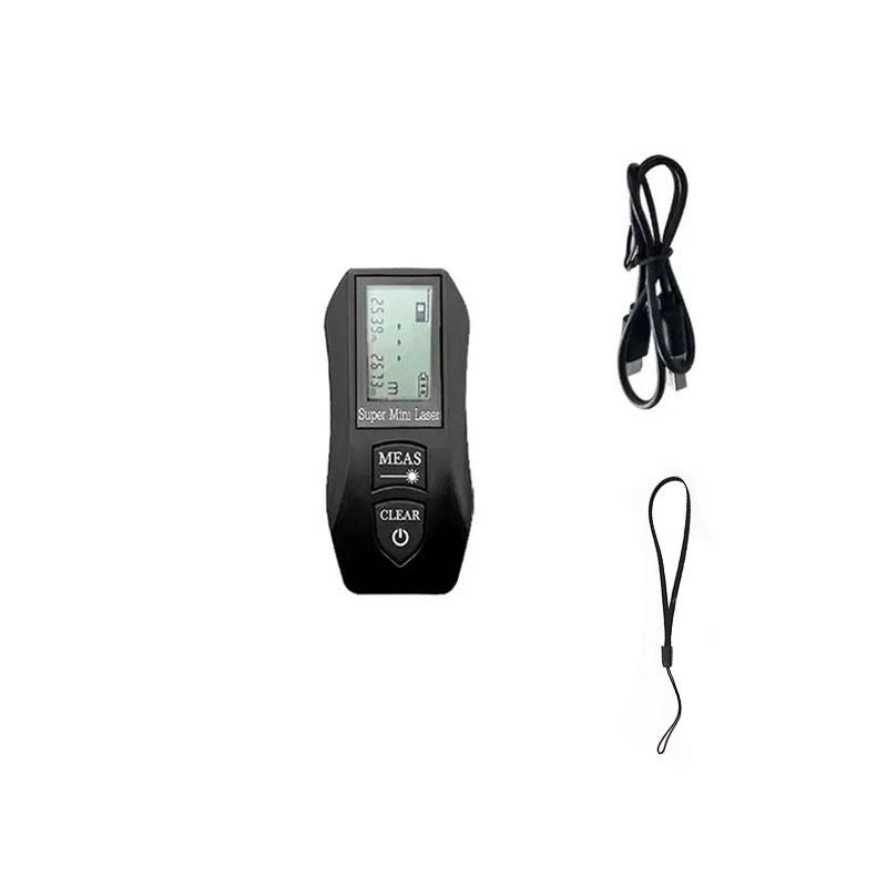 

Портативный мини лазерный дальномер, Высокоточный лазерный дальномер. Зарядка через USB, Подходит для внутреннего украшения, 30 м 30M