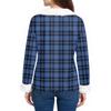 Women's T Shirt Tee Print Shirt Long Sleeve Party Fleece Collar V Neck  Top