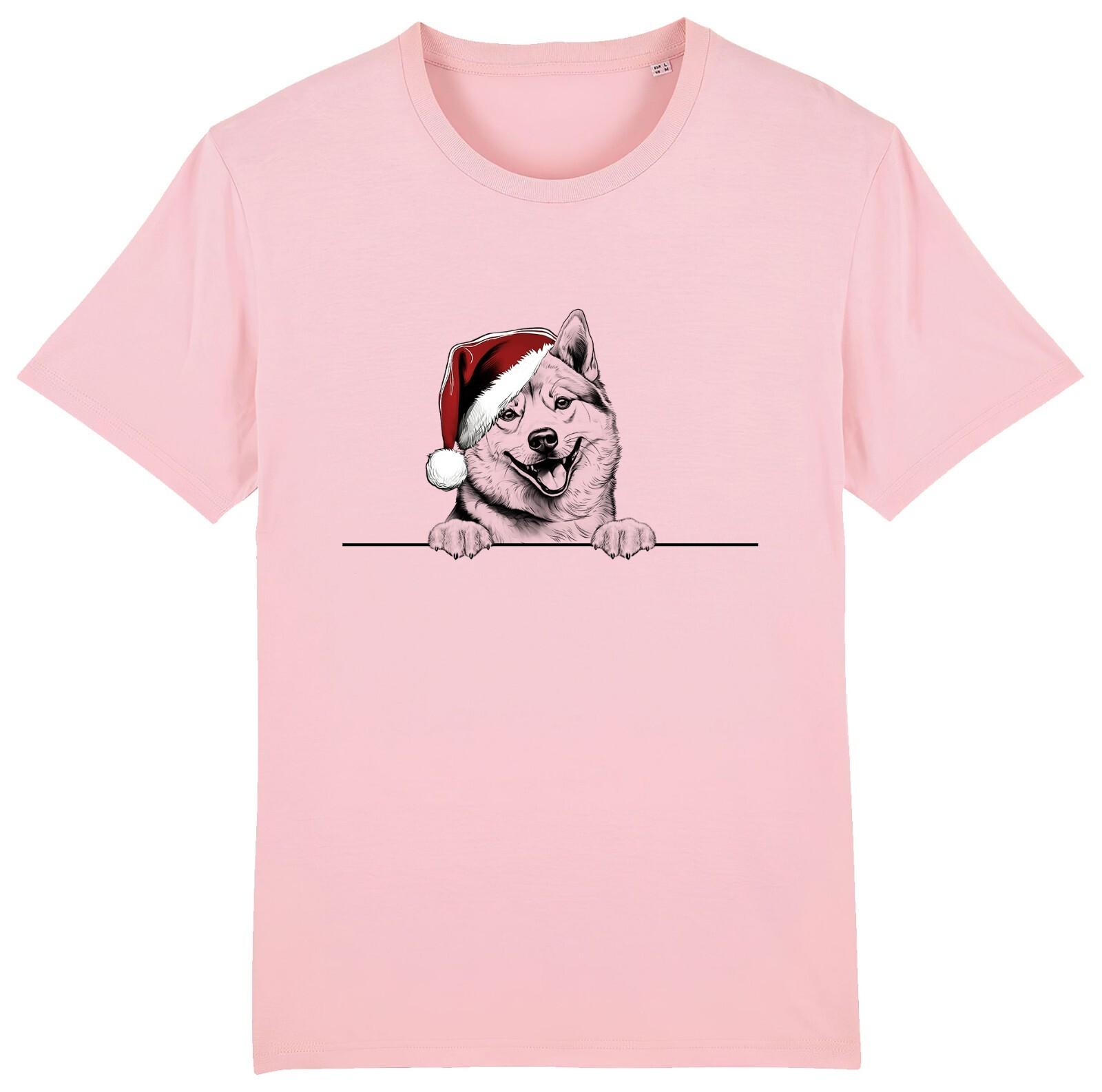 SHIBA Christmas Dog T-Shirt Mens Womens Tees Top Mens Womens Dogs Gift Organic Cotton Premium 2XL