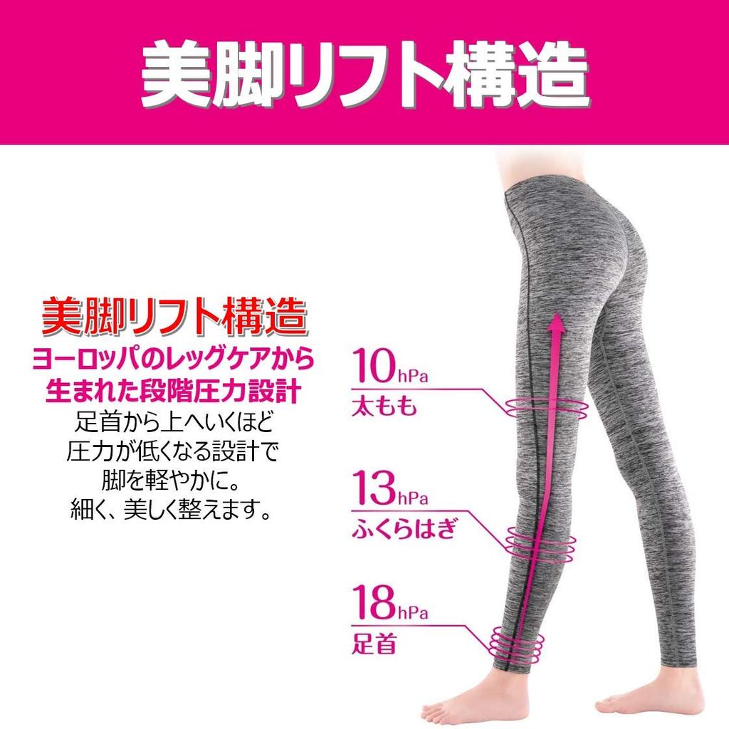 Slimwalk Compression Leggings Recovery Leggings L Mix Gray Sports Beau-Acty
