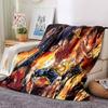 1pc One Piece Adventure flannel Blanket for Super Soft Cute Comfort Blanket for Travel Bedding Couch Sofa Blanket Y8253