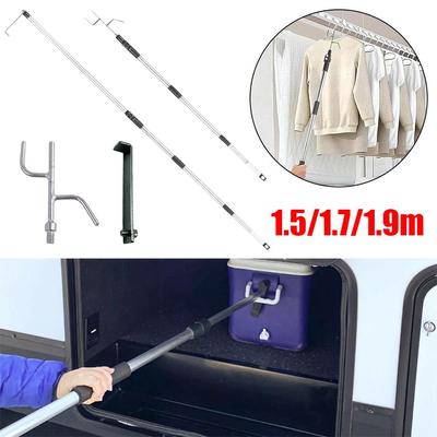 Pinza de Carga para Camión Telescópica Herramienta Recuperadora para Caja de Camioneta de Emergencia Auto Multifuncional F4H2