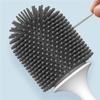 Silicone Toilet Brush For WC Accessories Drainable Toilet Brush Wall-Mounted Cleaning Tools Home Bathroom Accessories Sets