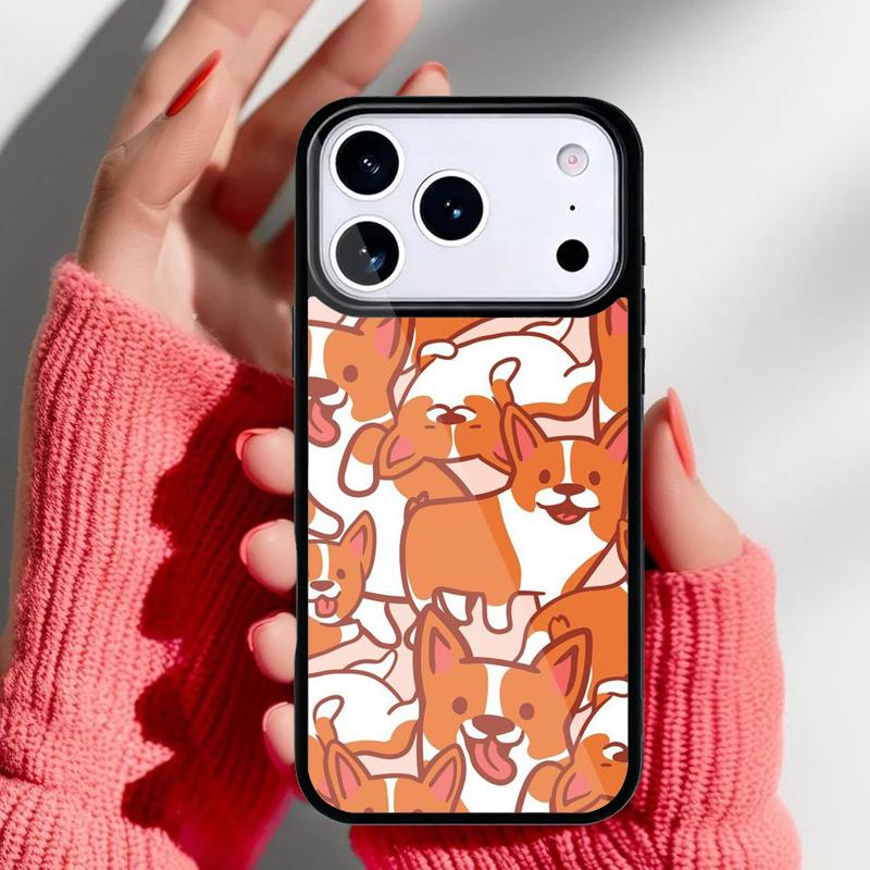 Shiba Inu Hund Handyhülle für iPhone 17 Air 16e 15 14 13 Pro Max Rückabdeckung für 12 11 Pro Hülle