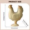 Unpainted Hen Figurine Sculpture Drawing DIY Painting Desktop Animal Ornament Paintable