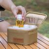 Seasoning Bottle Set Storage Bag Portable Camping Seasoning Dispenser Set Condiment Jars Organizer for Picnic Camping BBQ