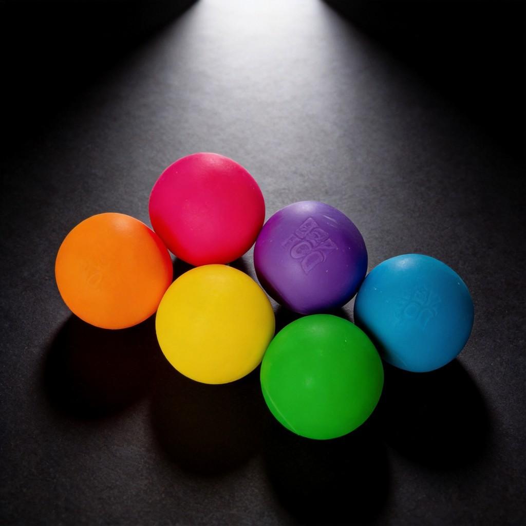Needoh Rainbow Stress Ball Fidget Toy Set For Anxiety Relief And Sensory Play