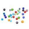 45-Piece Millefiori Glass Flower Beads for Handmade DIY Necklace, Bracelet, and Earring Jewelry