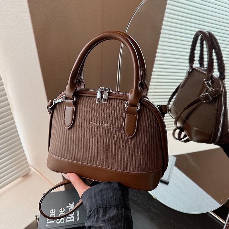 New simple portable women's bag fashion casual shoulder bag texture messenger bag