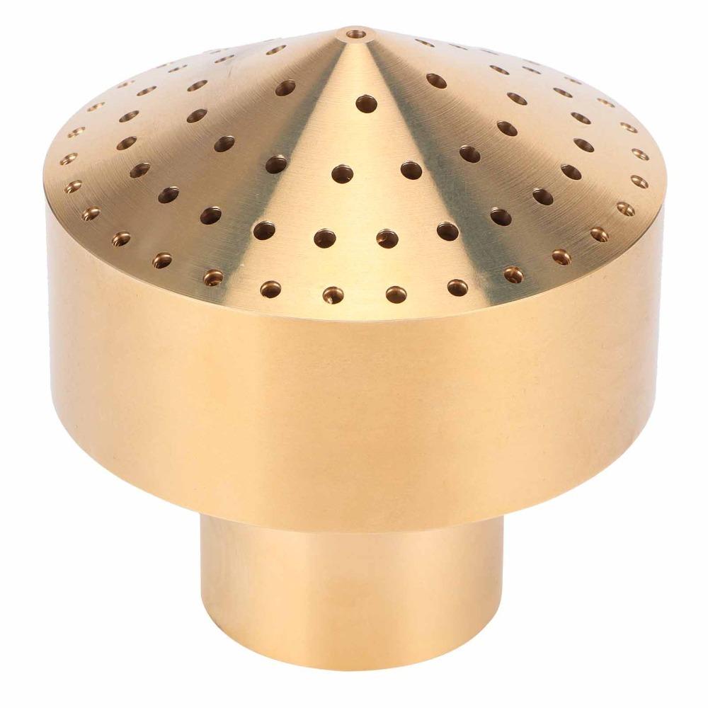 Brass Brass Fountain Nozzle Multi Hole Mushroom Fountain Sprinkler G1/2 Inch DN15 G3/4 Inch DN20 Pond Fountain Nozzle